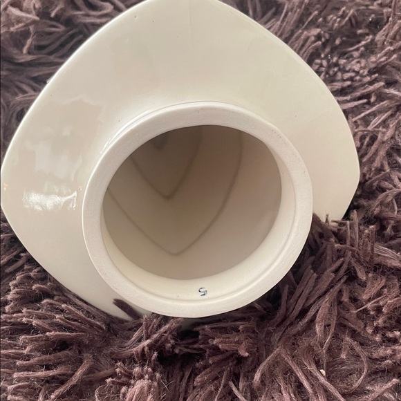 Boleslawiec Wiza Handmade Festive Ceramic Tree Ornament/decor Cream, Blue, Red8” - Picture 3 of 3